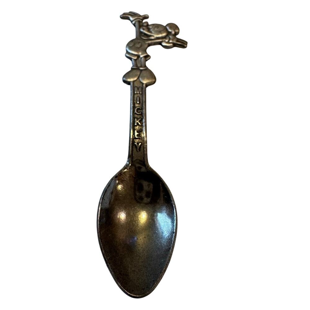 Vtg Walt Disney Productions Mickey Mouse Spoon Collectible 4"